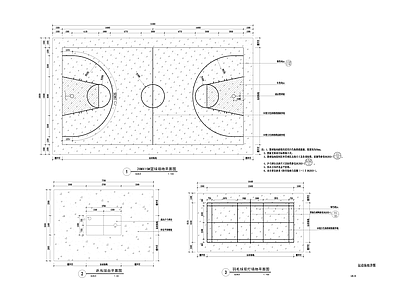 景观节点 运动场地 施工图