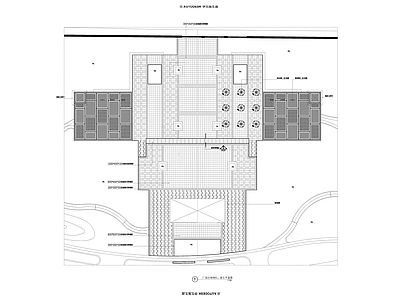 现代广场 乡村广场 施工图