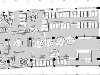 现代其他休闲娱乐空间 港式餐厅棋牌麻将 施工图