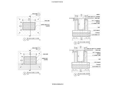 景观节点 雨水口 施工图