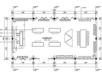 文创店 文创店平面布置图 施工图