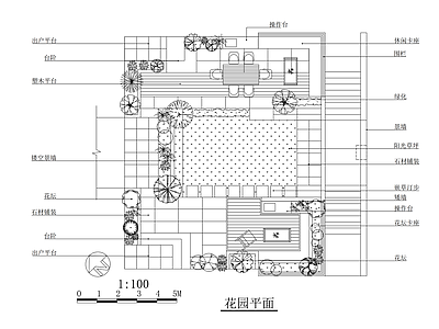 现代小区景观 园平面图 园 景观 绿化平面图 施工图