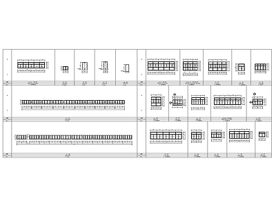 现代其他图库 幕墙立面及分格图 施工图