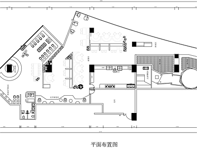 现代其他餐饮空间 亲子餐厅平面图 主题餐厅设计平面 餐厅设计平面图 施工图