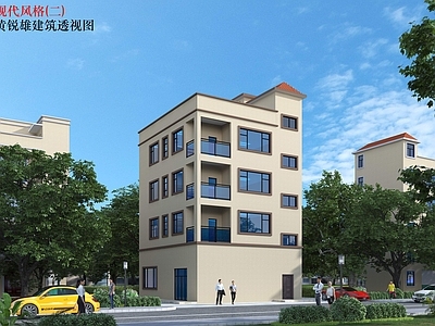 现代其他居住建筑 自建房 建筑 施工图