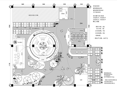 现代其他餐饮空间 泰国菜 施工图