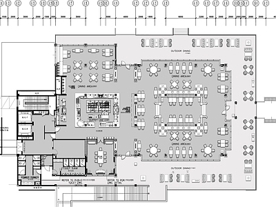 现代其他餐饮空间 过桥米钱 施工图