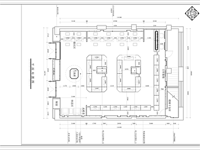 珠宝店 珠宝店平面布置图 施工图