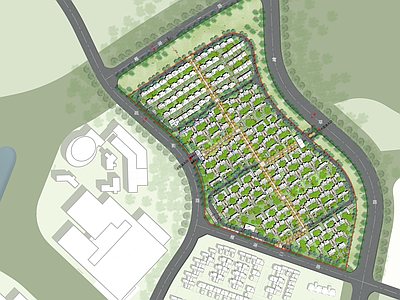 现代住宅楼建筑 咸宁梓山湖小镇 融创住宅规划 施工图