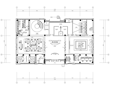 现代售楼处建筑 售楼处 施工图