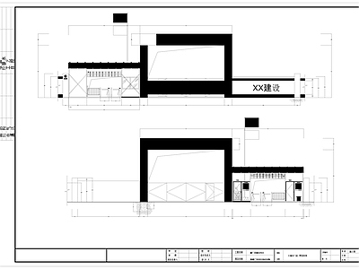 现代其他建筑 工地大 工地正 工地围墙 施工图