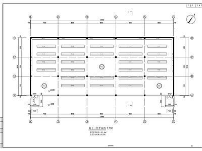 现代其他建筑 地下骨灰存放宫殿 施工图