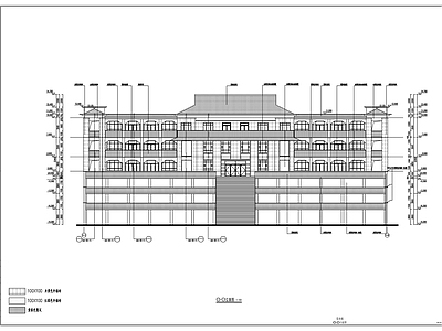 现代新中式其他建筑 多层骨灰楼建施图 施工图