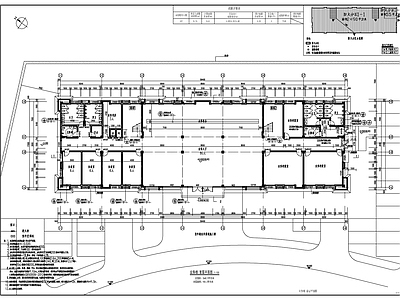 现代新中式其他建筑 多层业务楼建施图 施工图