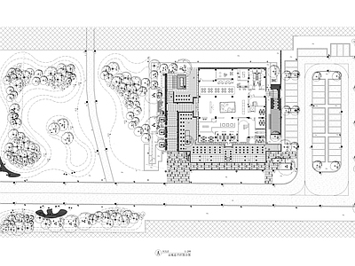 现代新中式小区景观 示范 施工图