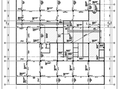 混凝土结构 社区服务用房结施 施工图