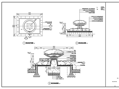 现代综合景观图库 特色钵 钵详图 施工图
