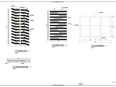 景观节点 斑马线 施工图