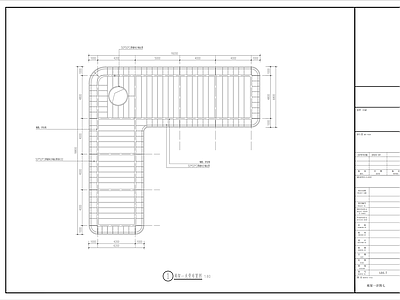 现代小区景观 小区廊架 施工图