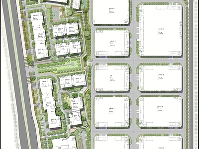 现代其他景观 工业园区景观 施工图