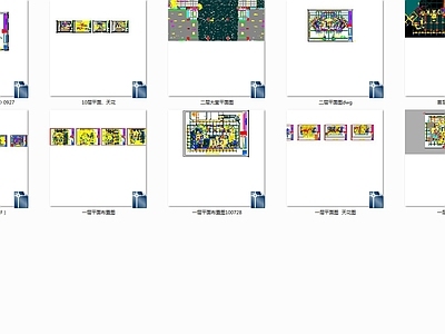 现代酒店 星级平面图 五星级平面 大堂 公区 水吧 施工图