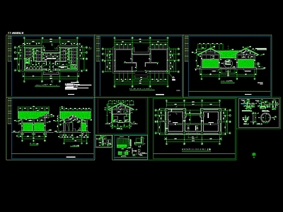 现代新中式其他建筑 46套 公共厕 施工图