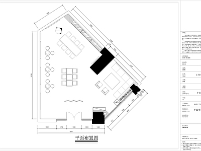 现代展台 现代 施工图