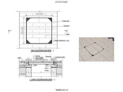 景观节点 井盖 施工图