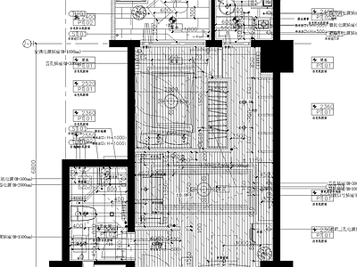 现代酒店建筑 公寓样板间 施工图