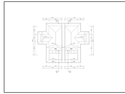 现代别墅建筑 三层别墅 农村别墅 独栋别墅 合院别墅 施工图