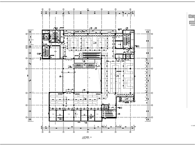 现代农贸市场建筑 农贸市场建施图 施工图