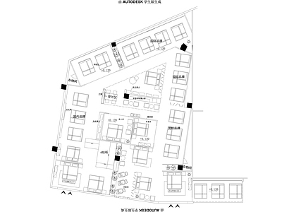 现代极简商场 施工图