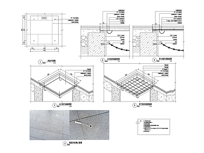 景观节点 井盖 施工图