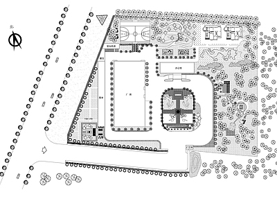 现代新中式商业景观 工厂景观 庭院景观 公园景观 施工图