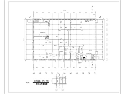 现代其他建筑 面粉包子 厂房建筑 施工图