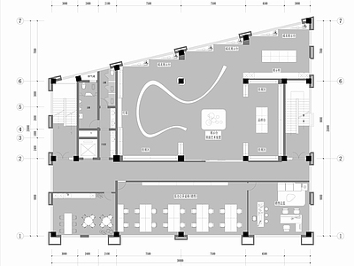 现代会展 艺术产品展厅 产品研发展示 施工图