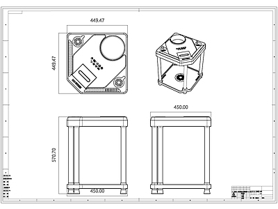 现代综合家具图库 家具 茶几 施工图