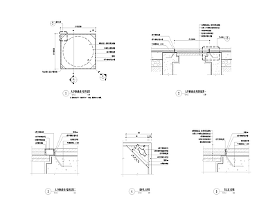景观节点 井盖 施工图