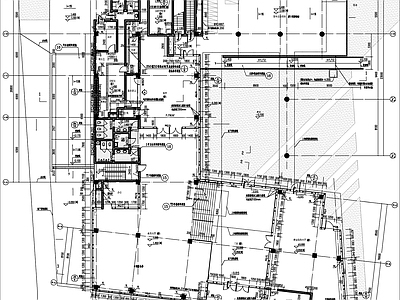 现代其他办公建筑 街道办公楼建施图 施工图