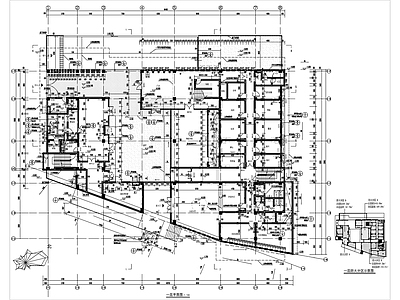 现代其他建筑 现代派出所建施图 施工图