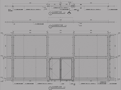 景观节点 运动场围网 施工图