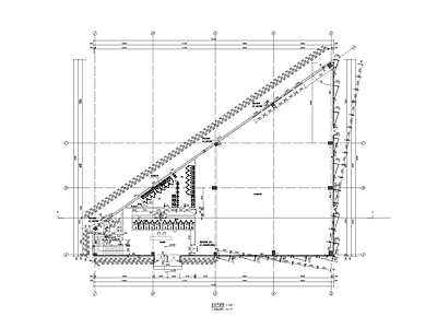 现代办公楼建筑 办公楼平面图 多层办公楼 多功能活动室 木格栅外立面 施工图