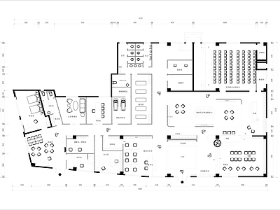 现代服务中心 党群 社区 平面图 施工图