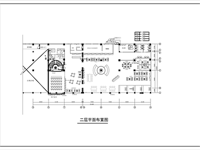 现代阅览室 书店书吧 书院 施工图