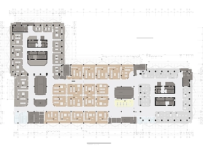 现代商场 服装商场 服装店 批发市场 平面图 施工图