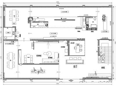 现代展厅 家具展厅 产品展厅 全屋定制展厅 展厅 展厅平面图 施工图