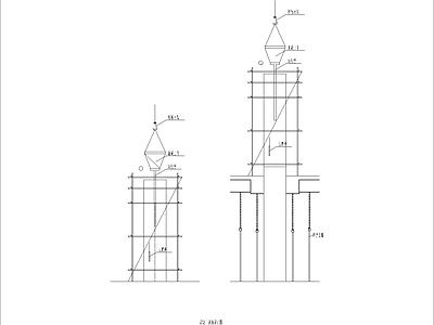 现代其他图库 钢管混凝土柱 混凝土浇注示意图 施工图