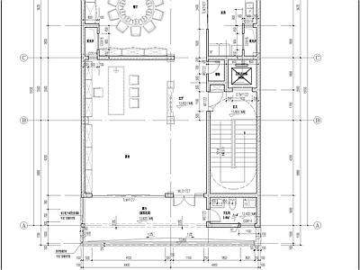 现代住宅楼建筑 现代私宅自建房 五层 自建房 施工图