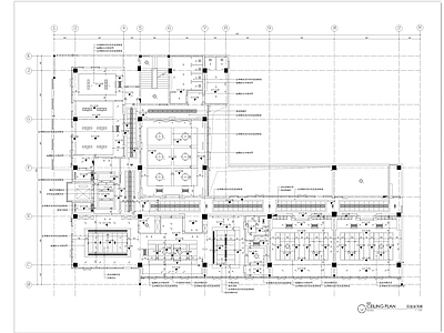 现代整体办公空间 甲级写字楼 施工图