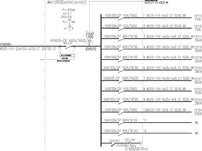 电气图 配电箱自计算公式 施工图